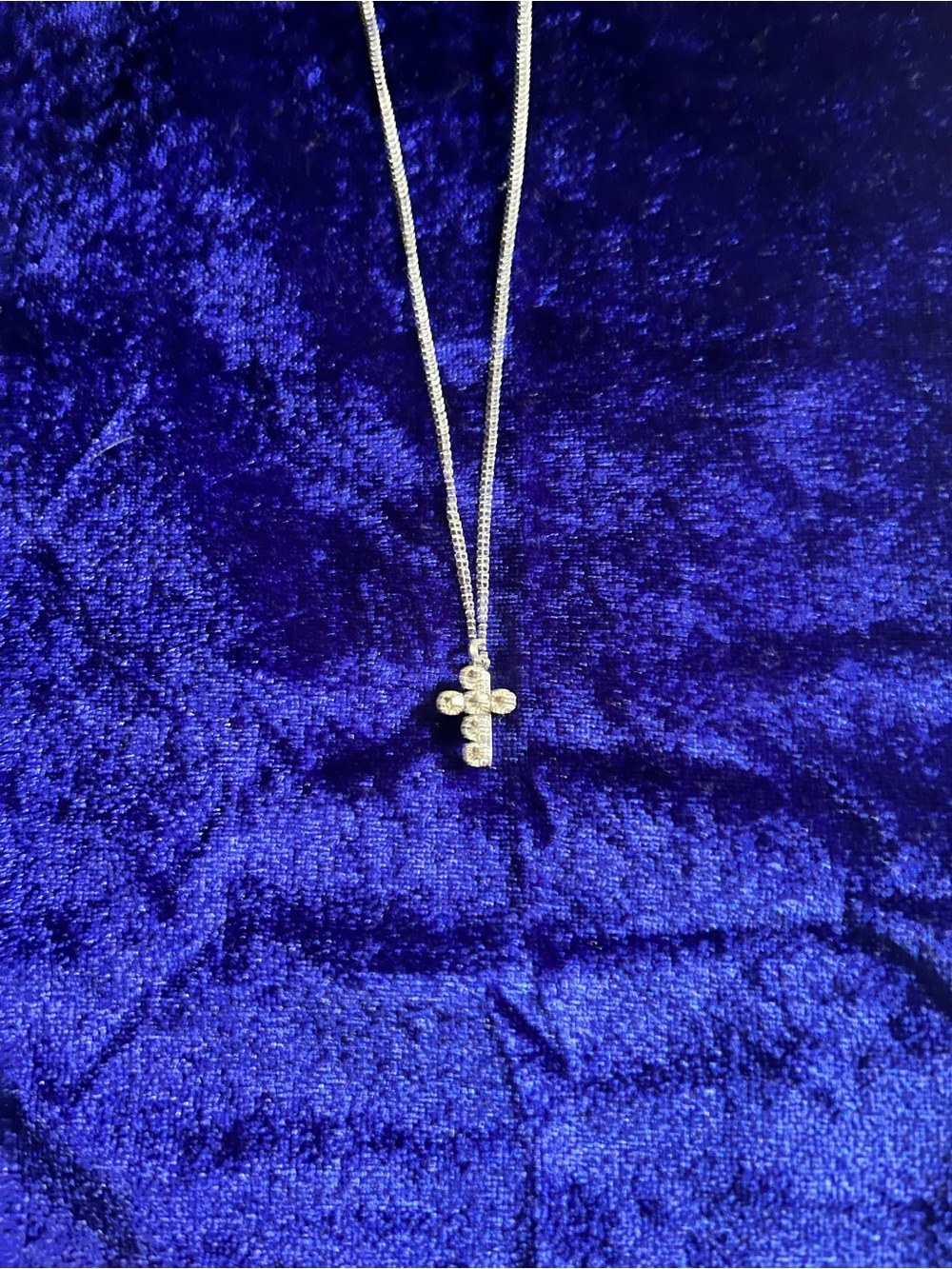 VTG Dainty Silver Cross